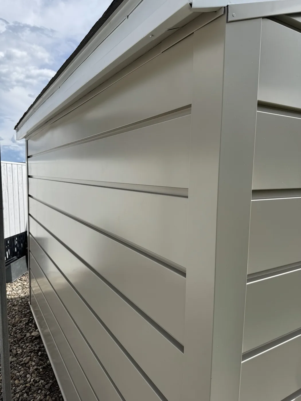 Detailed exterior siding and trim transition